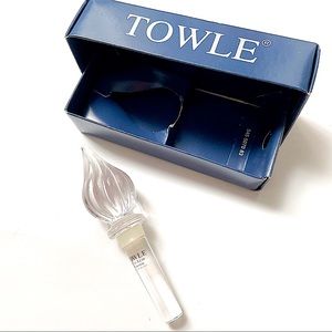Towle Palace Lead Crystal Wine Bottle Stopper